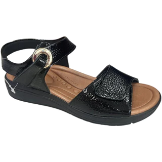 sandália usaflex feminina tipo ortopédica descanso de coluna couro 8001 em Oferta na Shopee