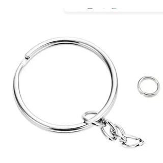 500pcs Argolas Para Chaveiro+500pcs Elo 8mm