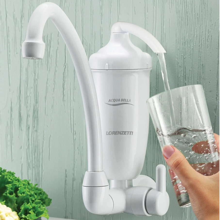 Torneira com filtro purificador de parede - Acqua Bella Lorenzettimall inline badgeTorneira com filtro