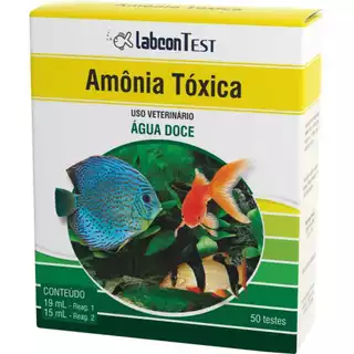 Labcon Test Amônia Tóxica Água Doce - 50 Testes - Para Peixes