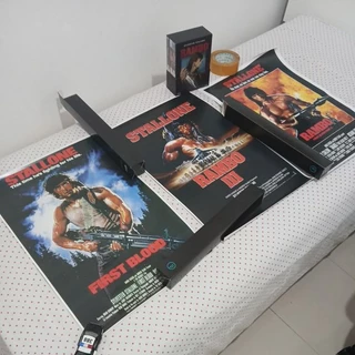 blu ray rambo obras primas - estou vendendo só os poster