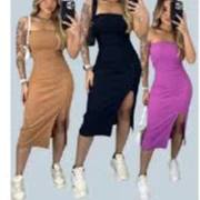 KIT 3 VESTIDO OUSADIA MINI TUBINHO FEMININO