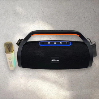 Caixa De Som 40W Com Microfone Eletromex EL-1001- Oriente