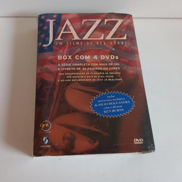 Dvd Box - Jazz - Um Filme de Ken Burns - Completo 04 Discos e Livreto -  Dvds lacrados