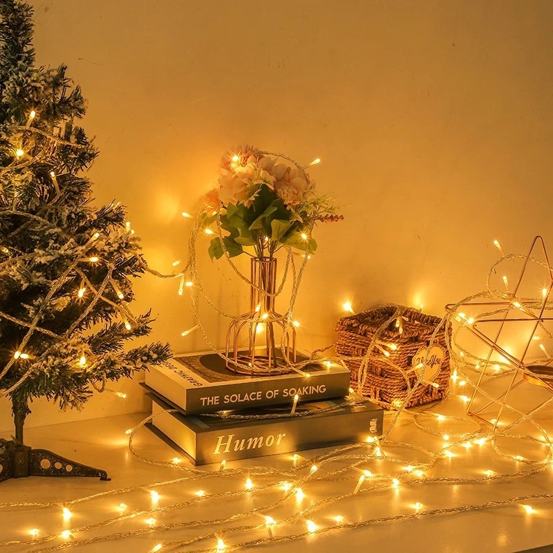 Pisca Pisca 100 LEDs ou 40 LeDs Decorativo 8 Funções Natal 127V 9M ou 4M Para Decoração Natalina