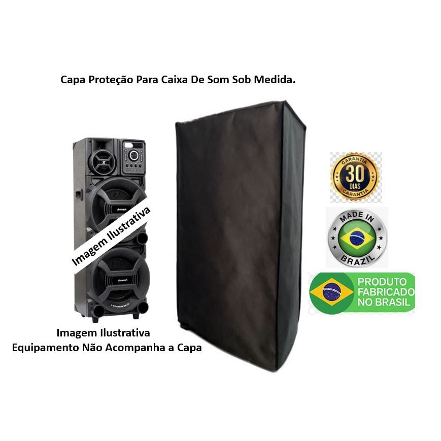 Capa Proteção Para Caixa de Som Amplificada Amvox Pesadão ACA 2201 ...
