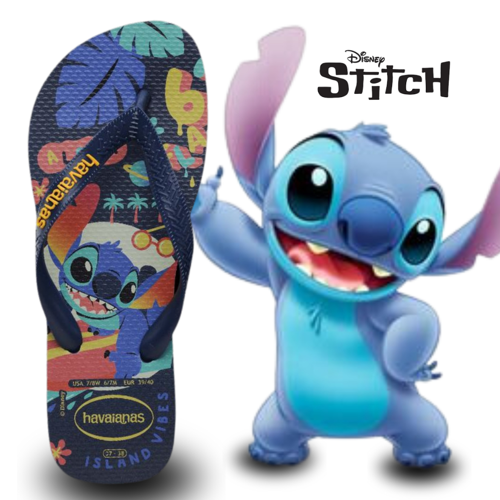 Chinelo Havainas Stitch Top Disney Classics Original® | Shopee Brasil