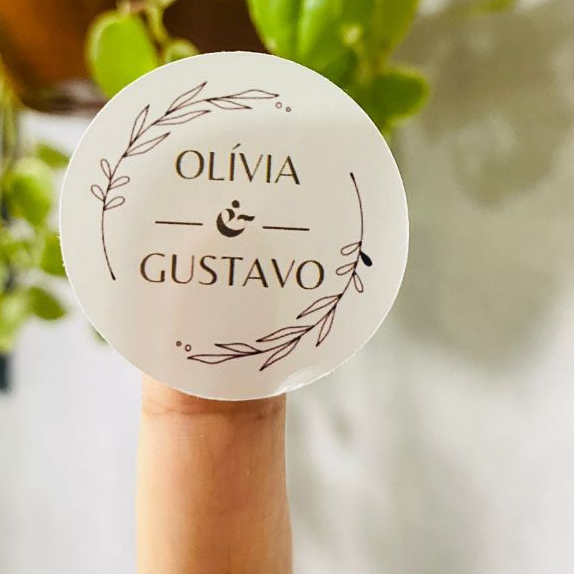 Adesivo para lembrancinha de casamento / Festa de 15 anos / batizado