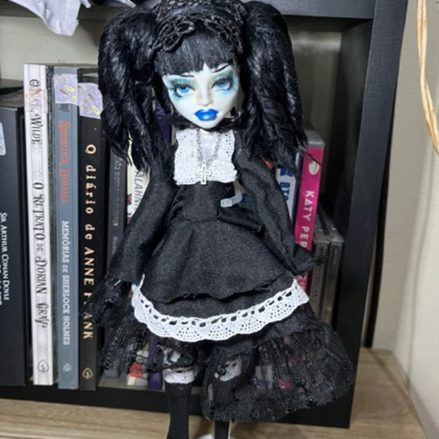 Boneca Monster High Customizada Mana Sama Malice Mizer Vkei Jrock