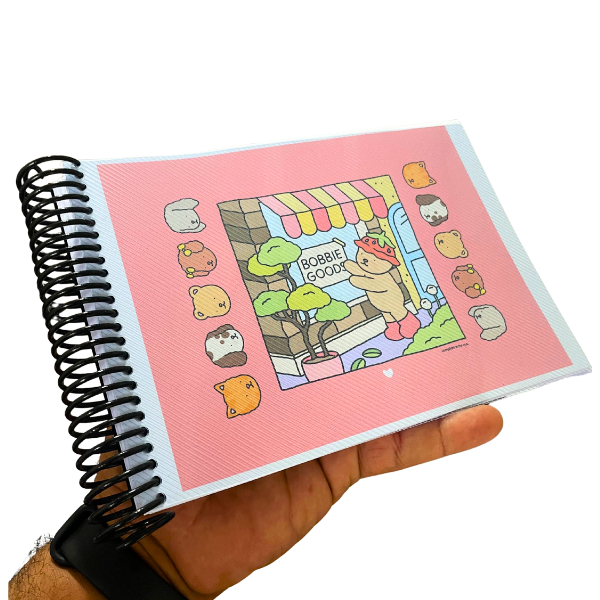 LIVRO DE COLORIR BOBBIE GOODS - A5 ENCADERNADO
