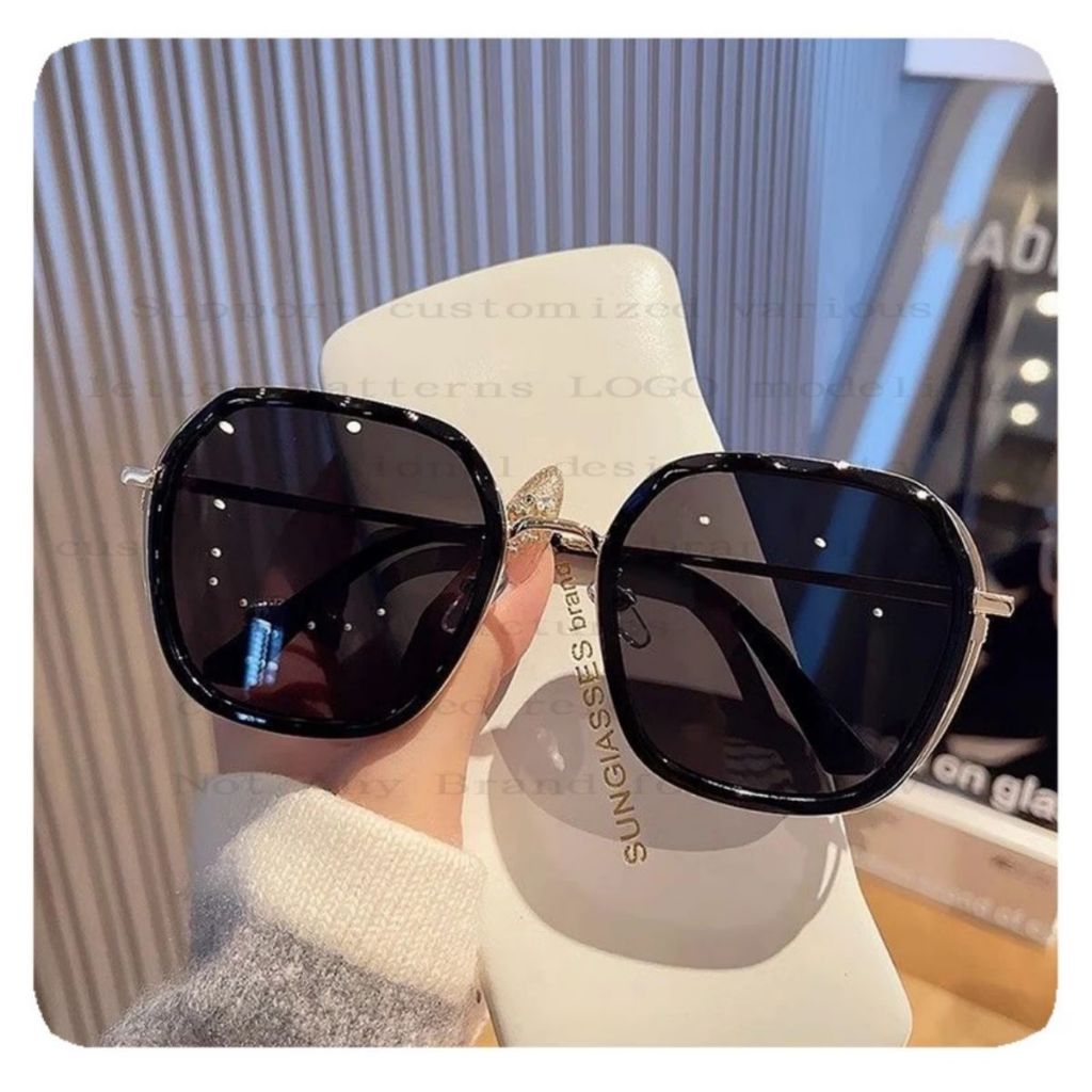 Óculos de Sol Feminino Preto/Óculos Feminino Quadrado Preto