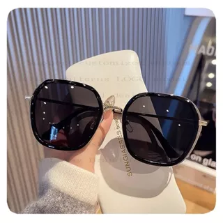 Óculos de Sol Feminino Preto/Óculos Feminino Quadrado Preto