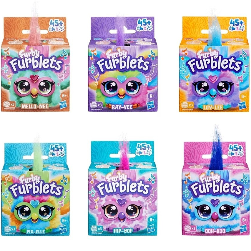 Brinquedo De Pelúcia Boneco Furby Furblets Eletrônico F9703 FAÇA SUA ESCOLHA