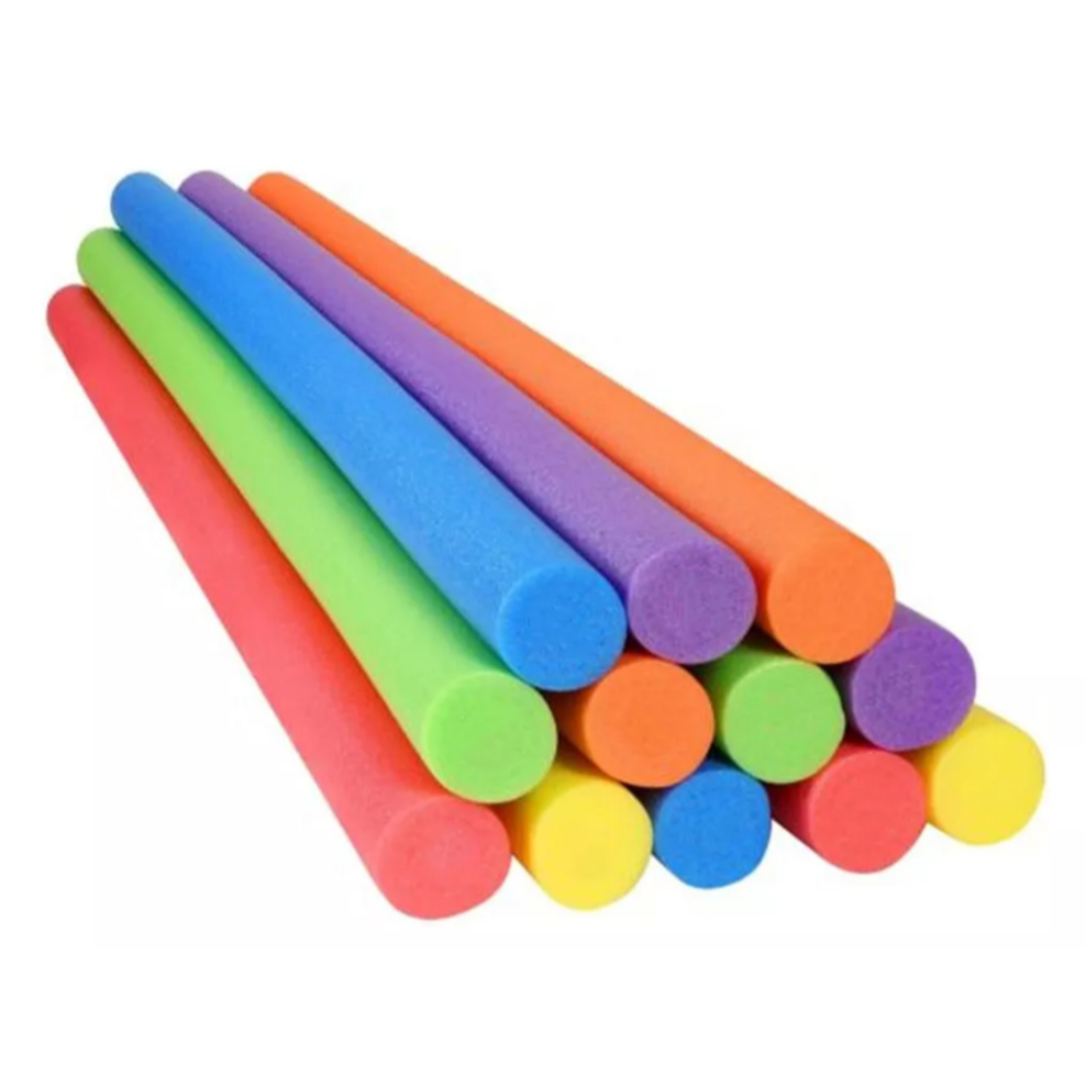 Boia Espaguete Macarrão 1,65m x 6,5 cm Flutuador Piscina Sem Furo Cores sortidas