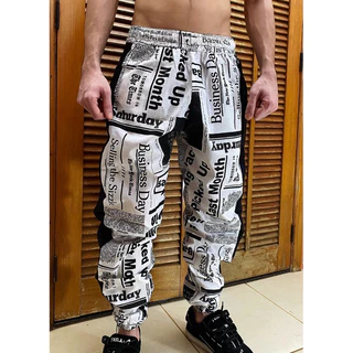 Calça Tactel Unissex Estampa Moda Streetwear Gringa