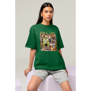 Camiseta Feminina Unissex Oversized Premium Grinchmas Natal Grinch 100% Algodão Confortável
