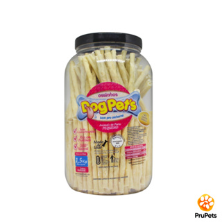Osso Ossinhos Palitos DogPets Comestiveis Mastigáveis Sabor Natural 1,5 Kg para Cachorro em Oferta na Shopee