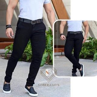 Calça Masculina ALFAIATARIA Sport Fino Skinny Slim Sarja Brim