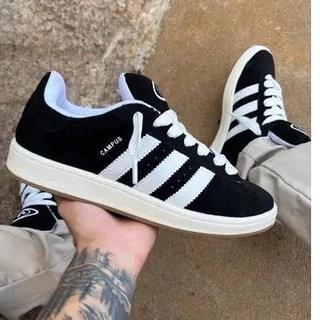 Tênis Masculino e Feminino Style casual Esportes Academia - Preto e Branco