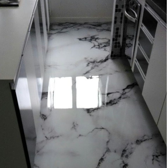 Porcelanato Liquido para piso Resina Epoxi e Endurecedor