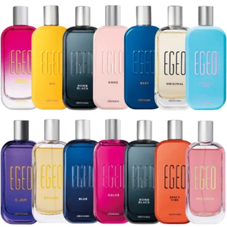 Egeo Colônia 90ml (o Boticário): Beat, Choc, Melancia, Banana, Original, Hit, Bomb Black, Blue, Dolce Colors, Pina blast