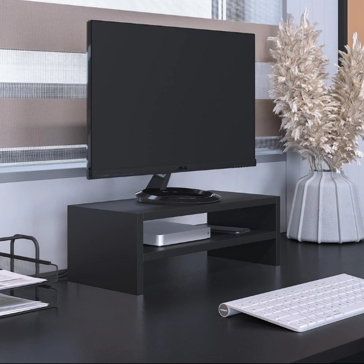 Suporte Base para Monitor MDF 30 cm Home Office Mesa Ergonômico Promoção