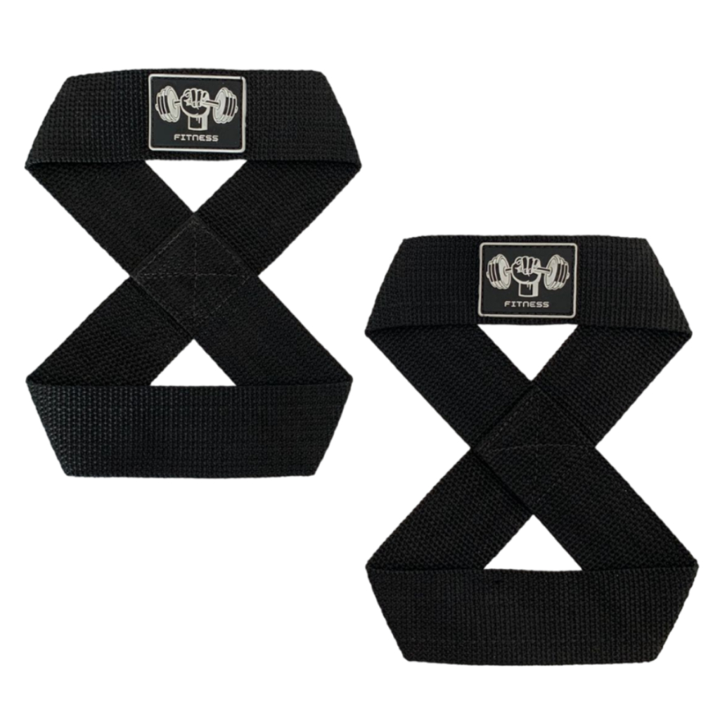 Strap 8 Academia Para Musculação Preto - 1 PAR