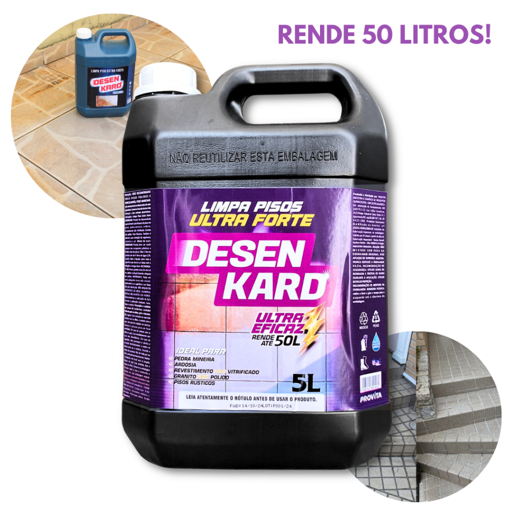 Limpa Piso Encardido Desencard Ultra Forte 5L