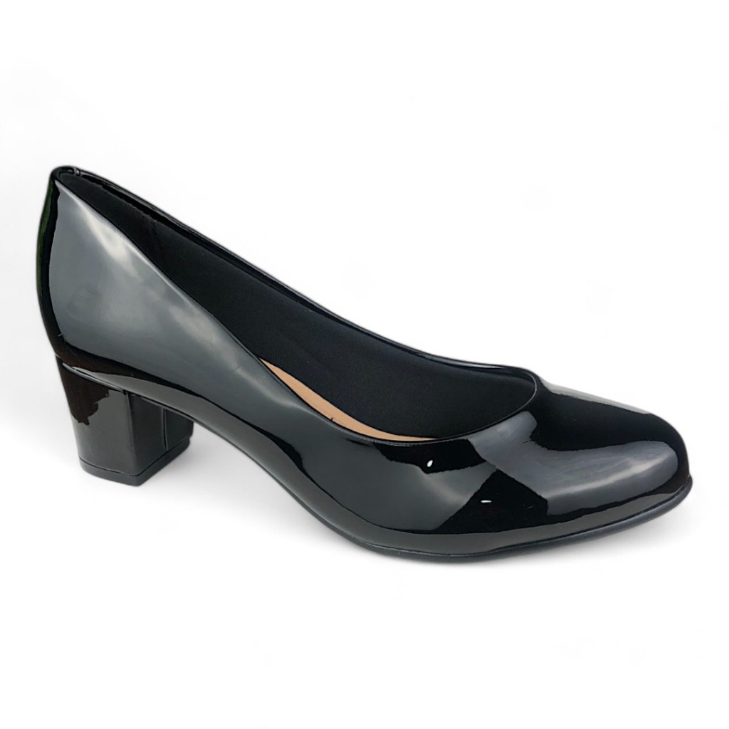 Scarpin Salto Medio Grosso Beira Rio Conforto Shopee Brasil