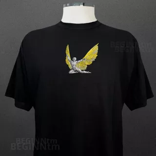 Camiseta Icarus Wings Bordado blusa 100% Algodão Streetwear arte