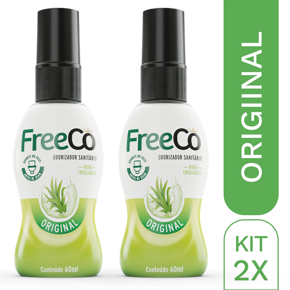 Kit FreeCô 2 frascos de 60ml - Capim-limão