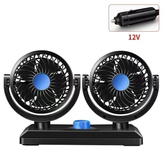 Ventilador Automotivo Duplo Com Ajuste P/ carro Caminhão 12V OU 24V em Oferta na Shopee