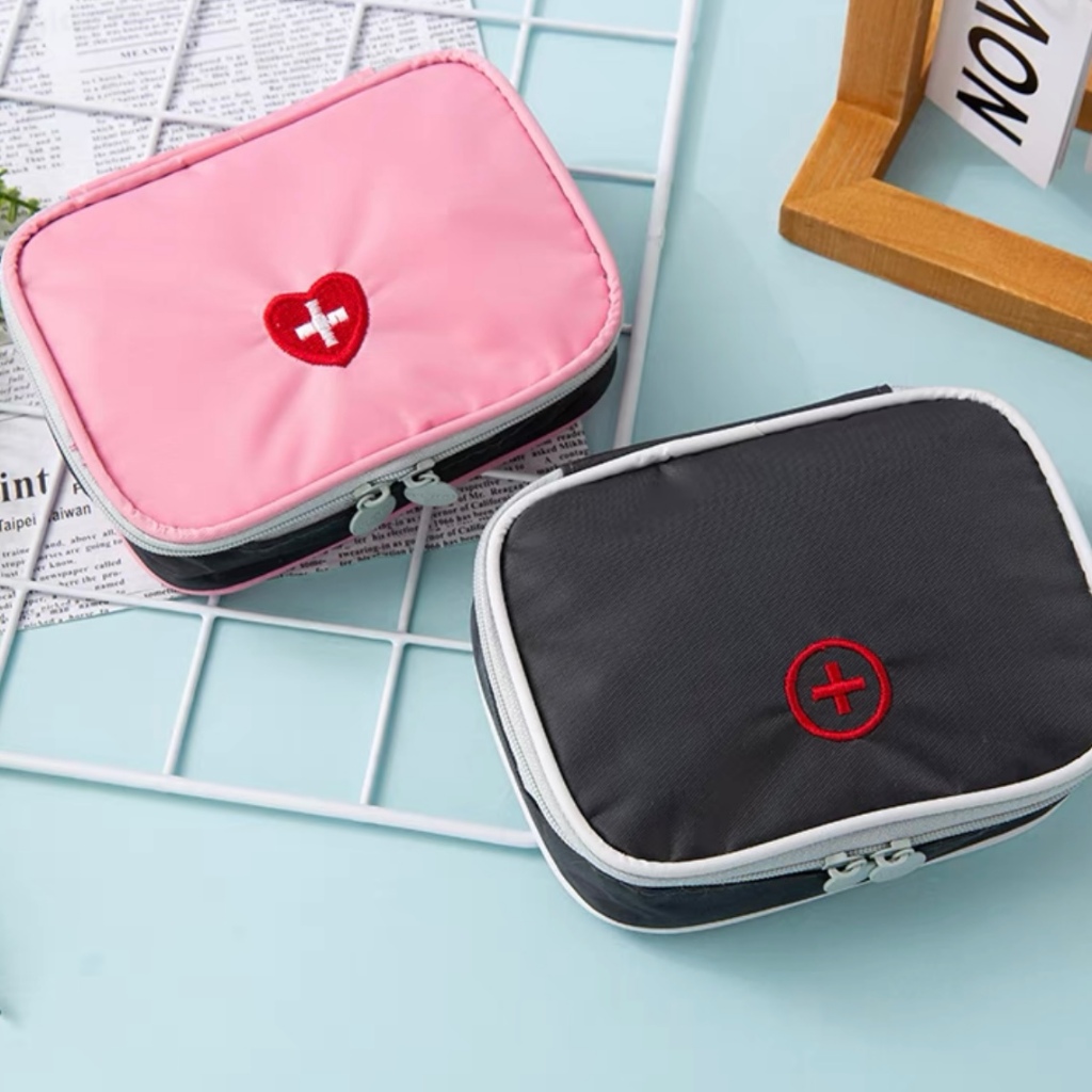 Kit Médica De Primeiros Socorros Portátil Viagem Mini Medicina Saco De