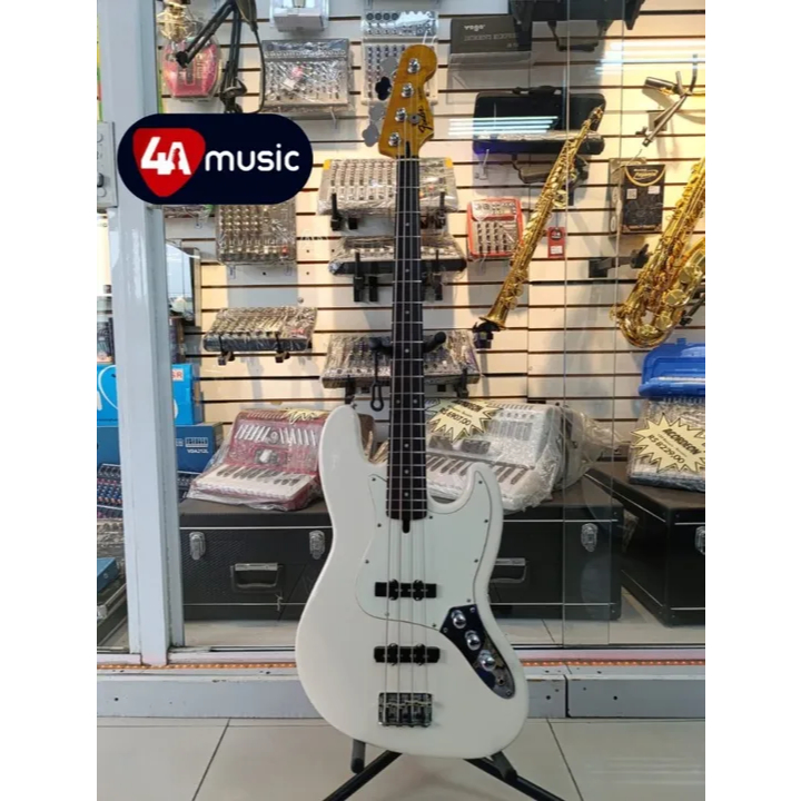 Baixo Fender Jazz Bass Mexicano Branco | Shopee Brasil