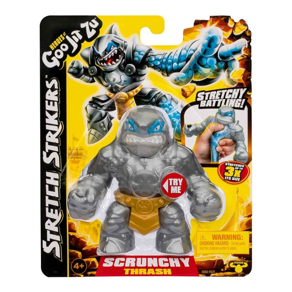 Boneco Elástico Heroes of Goo Jit Zu - 12 cm - Moose | Shopee Brasil