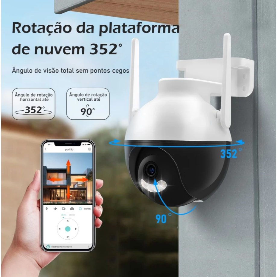 Câmera Wi-fi Smart Camera APP ICsse | Shopee Brasil