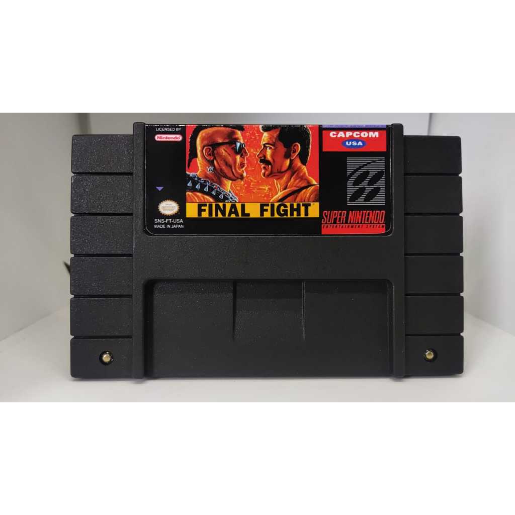 Fita / Cartucho Final Fight 1 em Português - SNES Super Nintendo ...