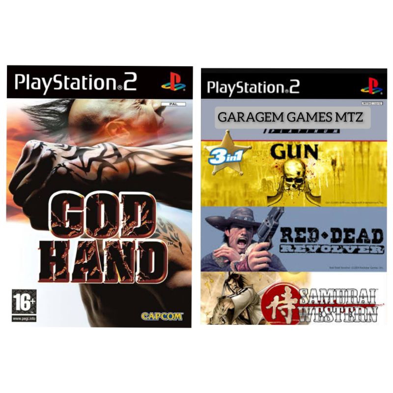 kit jogo PS2 God Hand e faroeste 3x1 | Shopee Brasil
