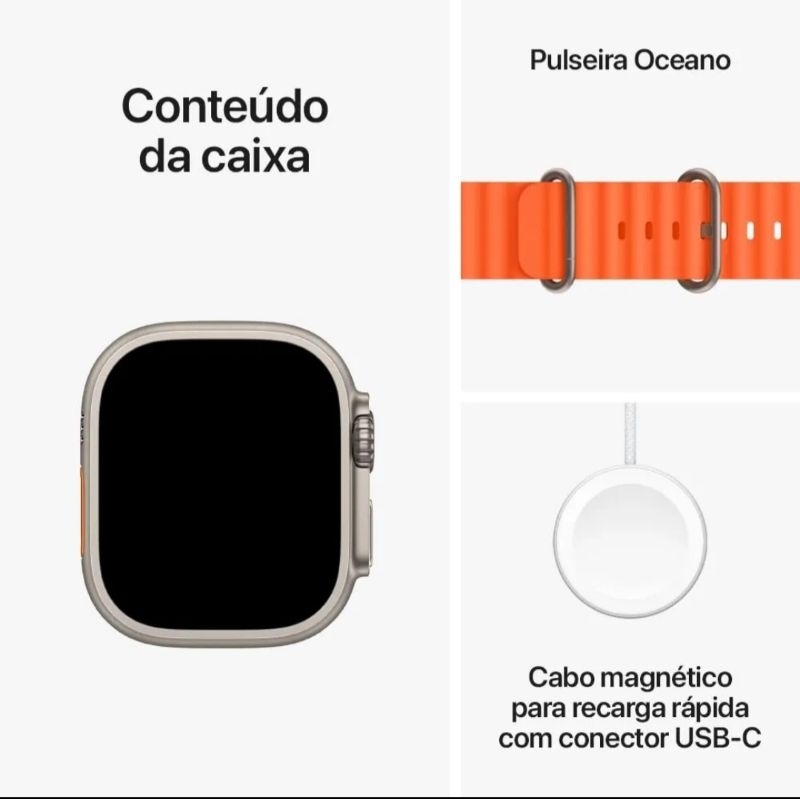 Original Apple Watch Ultra Série 8 SmartWatch Relógios Inteligentes ...