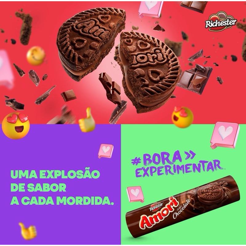 Biscoito Recheado Amori Richester Caixa C/40 Unidades | Shopee Brasil