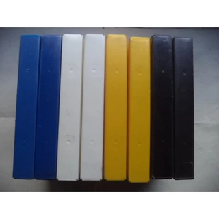 Lote com 8 estojos Caixa Plastica para Fita Vhs Coloridos