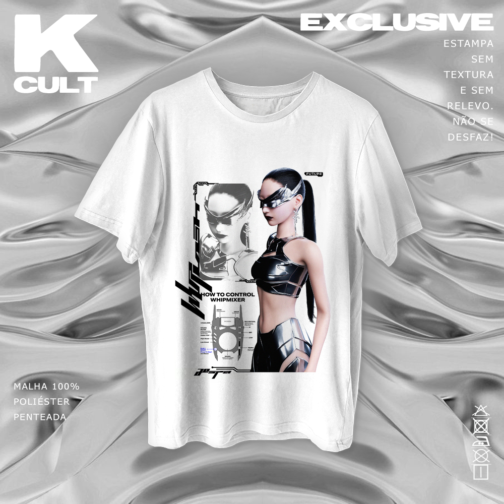 Camiseta Unissex 'WHIPLASH' ae-aespa Cyber Futuristic Aesthetic