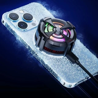 Radiador magnético para celular, ventilador semicondutor para jogos, resfriamento rápido-DY16