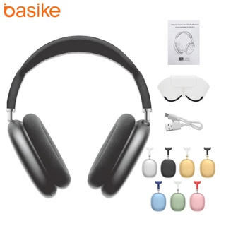 BASIKE Fone de Ouvido Bluetooth sem fio com Microfone, Over-Ear, Headset de som estéreo HIFI para PC Celular FON8778
