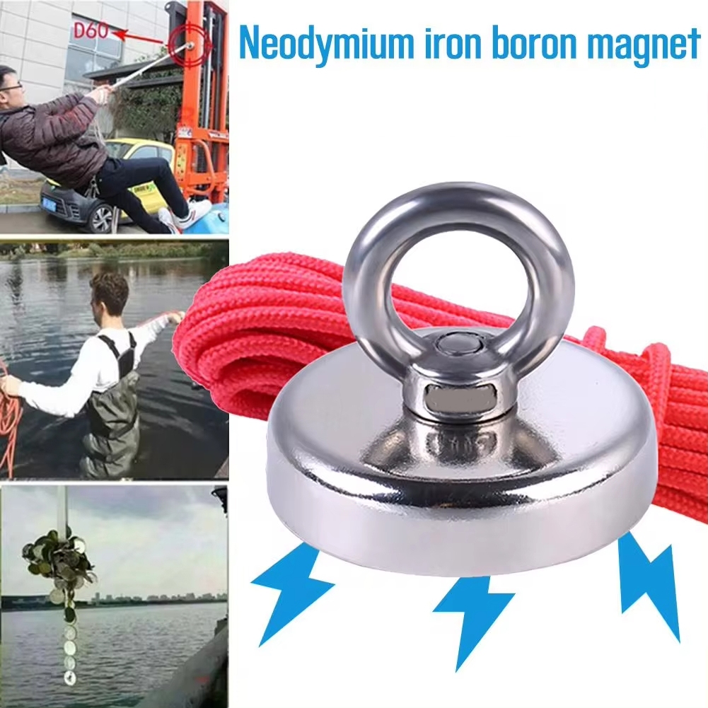 Kit Magnete Da Pesca Potente 635 Kg Kit Da Pesca Magnete A Doppia Faccia P 010401715251