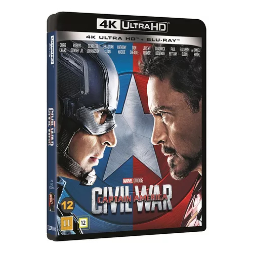 Blu Ray 4k Ultra Hd Capitão América - Guerra Civil - Lacrado