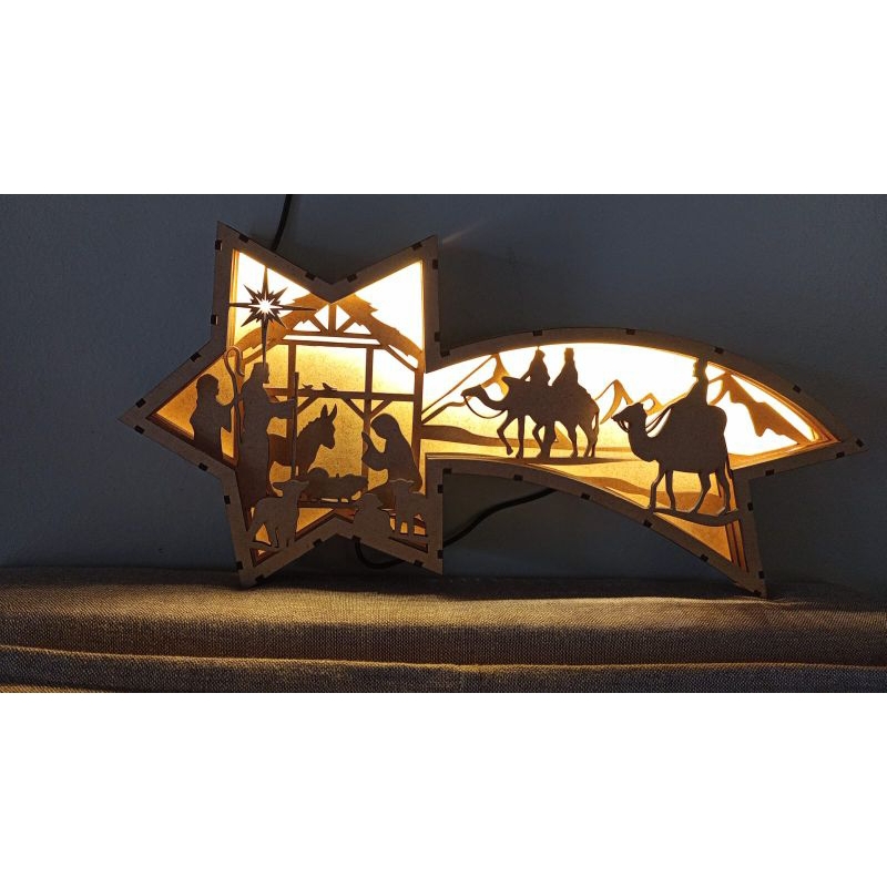 Estrela Cadente, Presépio Estrela, Estrela de Belém | Shopee Brasil