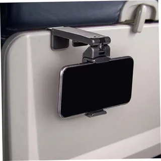 Suporte Rotativo Telefone Celular Para Avião Móvel Carro Ajustável Dobrável Montagem Viagem