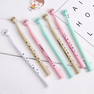 Kit de 12/24 Peças - Caneta Gel com Design de Gato