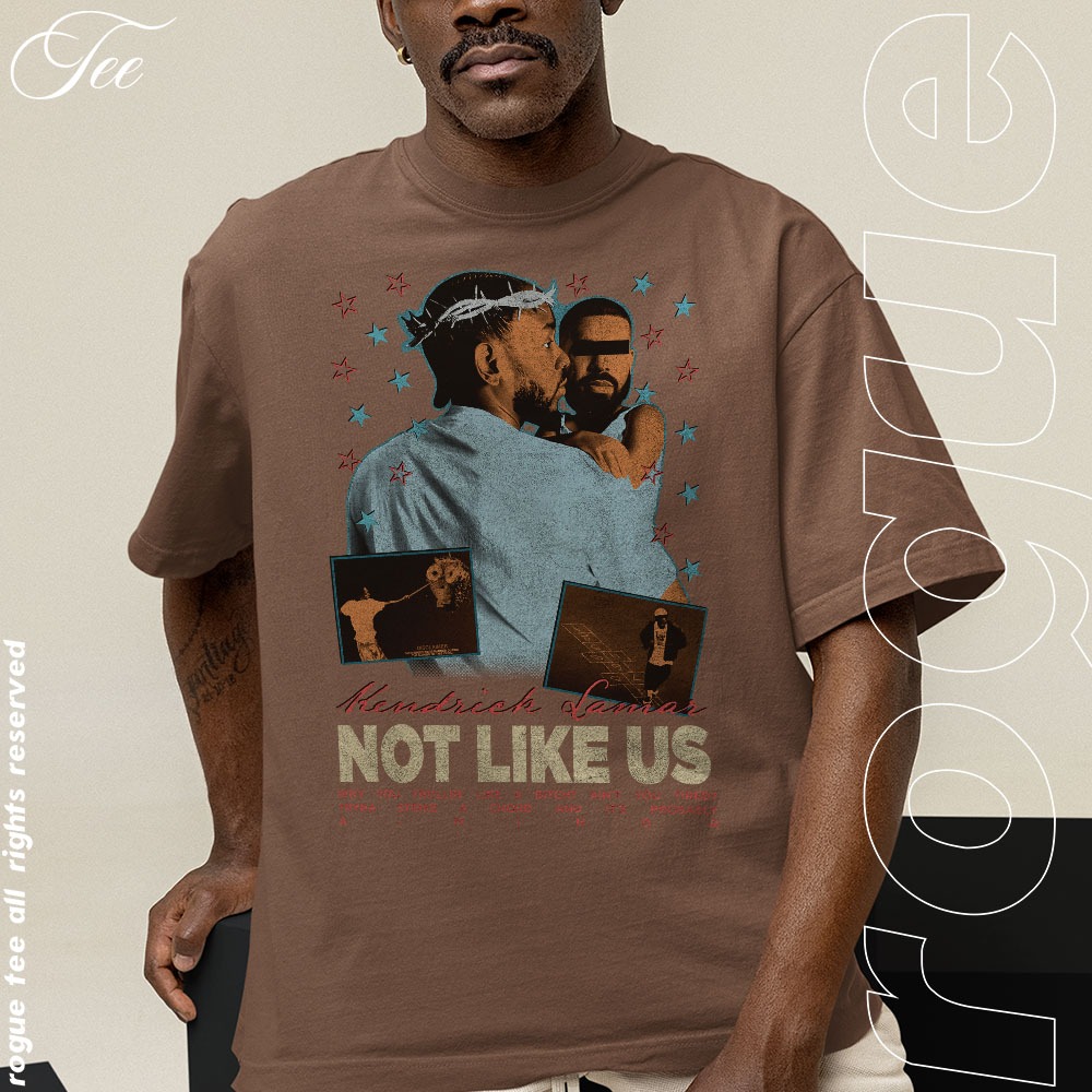 Camiseta Basica e OVERSIZED Kendrick Lamar Not Like Us Baby Drake
